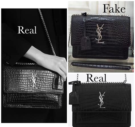 fake ysl black bag|authentic YSL handbag.